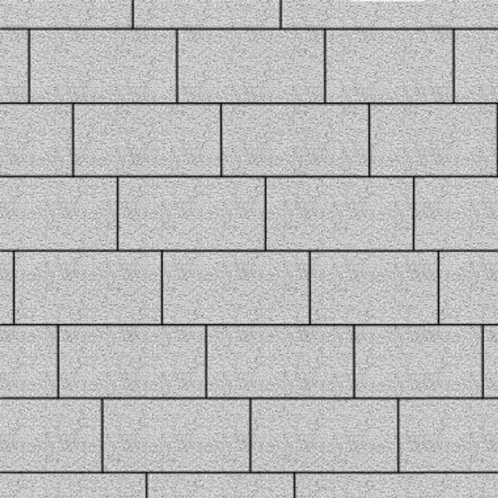 Тротуарная плитка ПРЯМОУГОЛЬНИК 300х150 мм - Гранит Белый