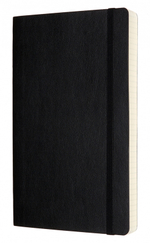 Блокнот Moleskine Classic Soft Expended (QP617EXP) 13х21см 400стр. в клетку, мягкая обложка, черный
