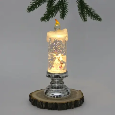 Сувенир с подсветкой «Волшебный очаг» 7,2*20,4 см, Серебро (работает от батареек LR44*3)