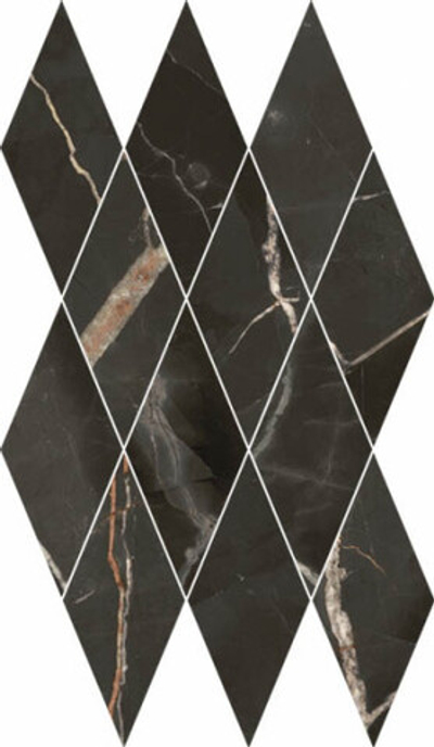 Мозаика STELLARIS ABSOLUT BLACK MOSAICO DIAMOND (620110000208)