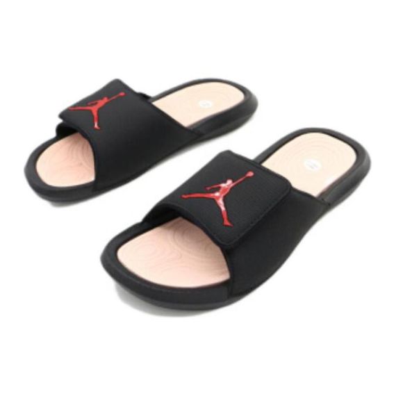 Jordan Hydro 6 Slide 'Black University Red'