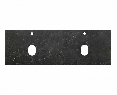 Столешница BelBagno KEP-140-2-MNO черный матовый мрамор