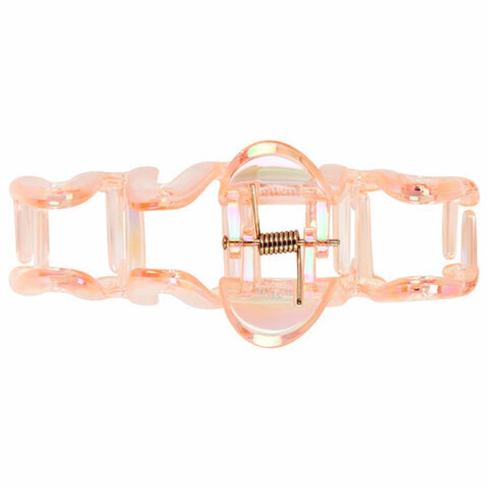 Краб для волос 10,5 см, перламутровый, розовый, MONTE VITA, 457014