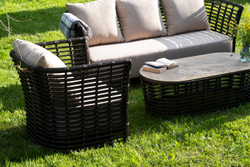 "Валенсия" лаунж-зона из искусственного ротанга, цвет бронзовый