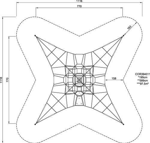 Сеть для упражнений, разм. L