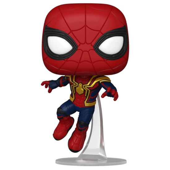 Фигурка Funko POP! Bobble Marvel Spider-Man No Way Home Spider-Man Leaping (Tom Holland) (1157) 67606  / Фигурка Фанко ПОП! по мотивам фильма "Человек-паук: Нет пути домой", Человек-паук