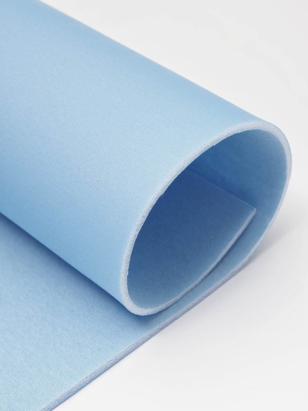 Поролон бельевой голубой ламинированный толщина 3 мм отрезами