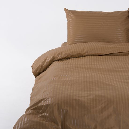 КПБ Brown, Дуэт , 70х70,  подод. 150х215 2шт , простыня 220х240 . HOMY