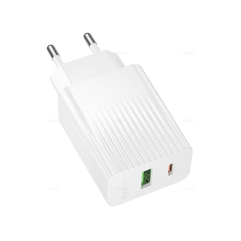 Зарядное устройство Borofone PD20W+QC3.0 BAS74A (white)