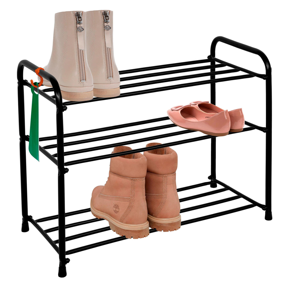 Подставка для обуви "Альфа 23" черная