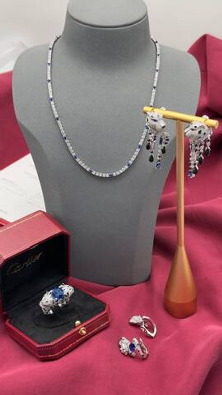 Серьги Cartier крупные