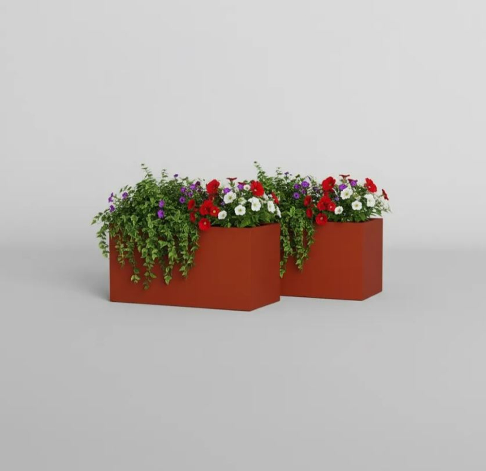 Кашпо, коллекция КОЛОР, форма ЭРКЕР