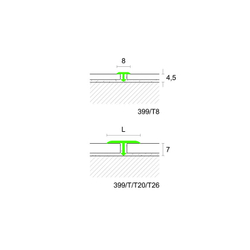 Сгибаемые профили Profilpas Проджоинт Т PROJOINT T Flex 399/T26