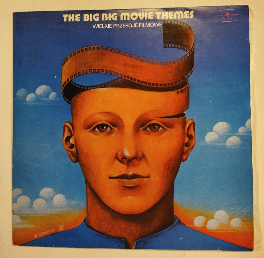 Винтажная виниловая пластинка LP Geoff Love With Orchestra and Singers The Big Big Movie Themes (Польша 1979)