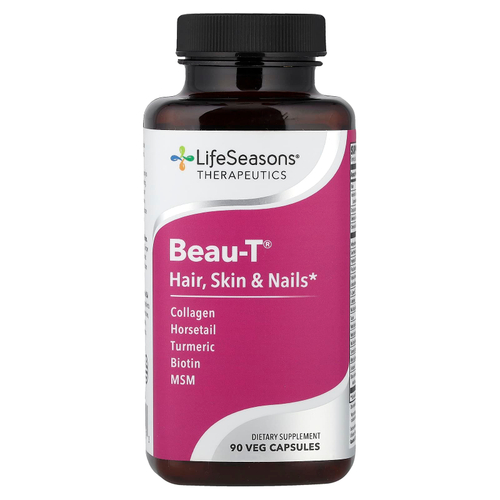 LifeSeasons, Beau-T, для волос, кожи и ногтей, 90 капсул