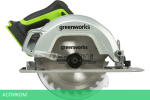Дисковая (циркулярная) пила Greenworks GD24CS без АКБ и ЗУ (1500907)