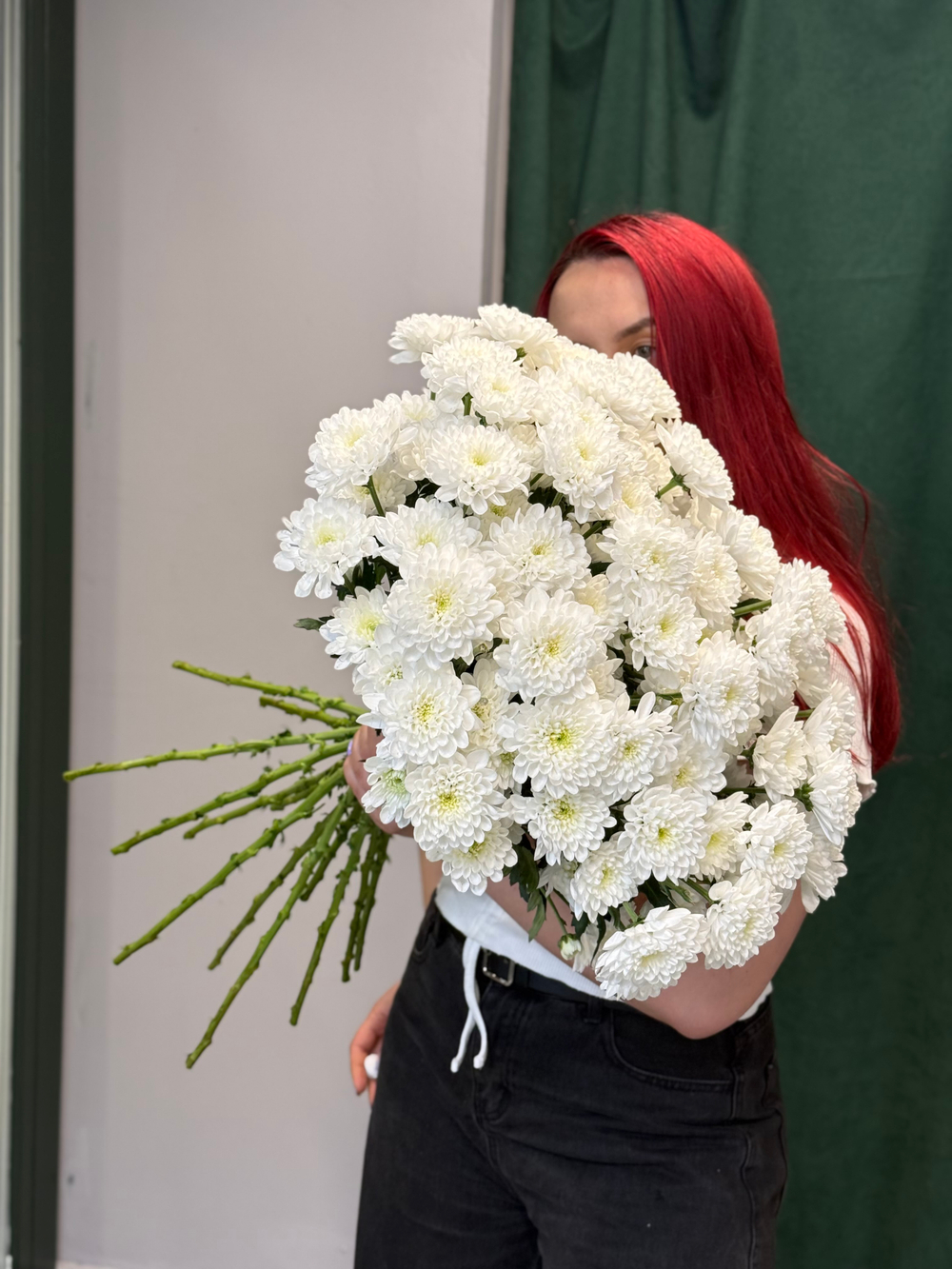 Монобукет Кустовая хризантема