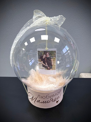 Фотография в шаре на День мамы