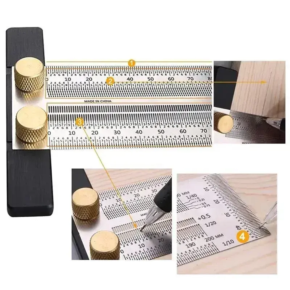 Линейка разметочная , 300 мм. / Matoka /