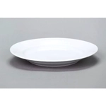 Тарелка мелкая 200 мм Гладкий край Белая