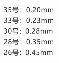 Проволока длинная японская формат U в зеленой упаковке № 30 Белая, 0,25мм * 72 см длина согнута пополам, 100 штук.