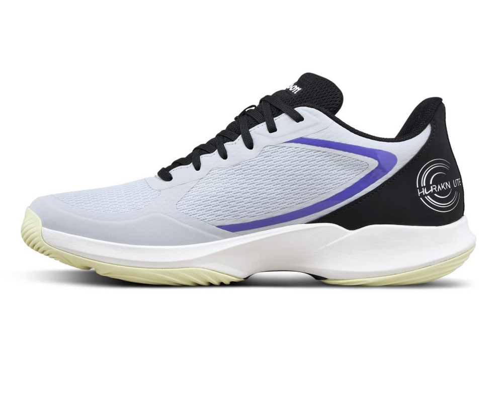 Мужские кроссовки для Падел Wilson Hurakn Lite - gray dawn/black/tender yellow