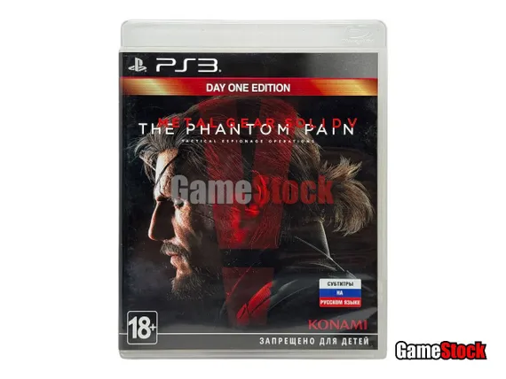PS3 Metal Gear Solid 5 (V): The Phantom Pain (Б/У, Русские субтитры, BLES-02102)