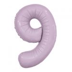 Agura Шар 40" / 102 см "Цифра 9" Орхидея Slim (БГ-60)