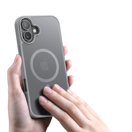 Матовый защитный чехол серого цвета с MagSafe для iPhone 17, серия Yind Series от Dux Ducis