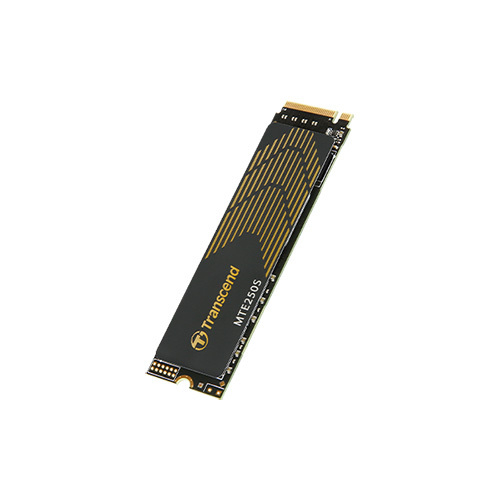 Твердотельный диск 1TB Transcend 250S, 3D TLC NAND, M.2, PCI-E 4x [ R/W - 7200/6200 MB/s] 1480 TBW