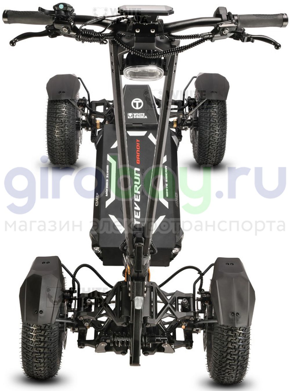 Электросамокат WHITE SIBERIA TEVERUN BANDIT 4x4 7200W 60V/60AH фото №16