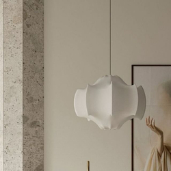 Люстра из перетянутого шелка 🤍