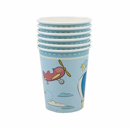 Стаканы Самолётики 250 мл, 6 шт