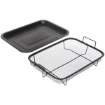 Противень с решеткой «Black» 32,5*24,5*8см