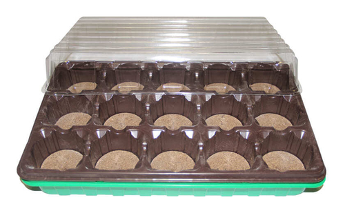 Минипарник для рассады с торфяными таблетками (15 табл. + кассета + лоток)