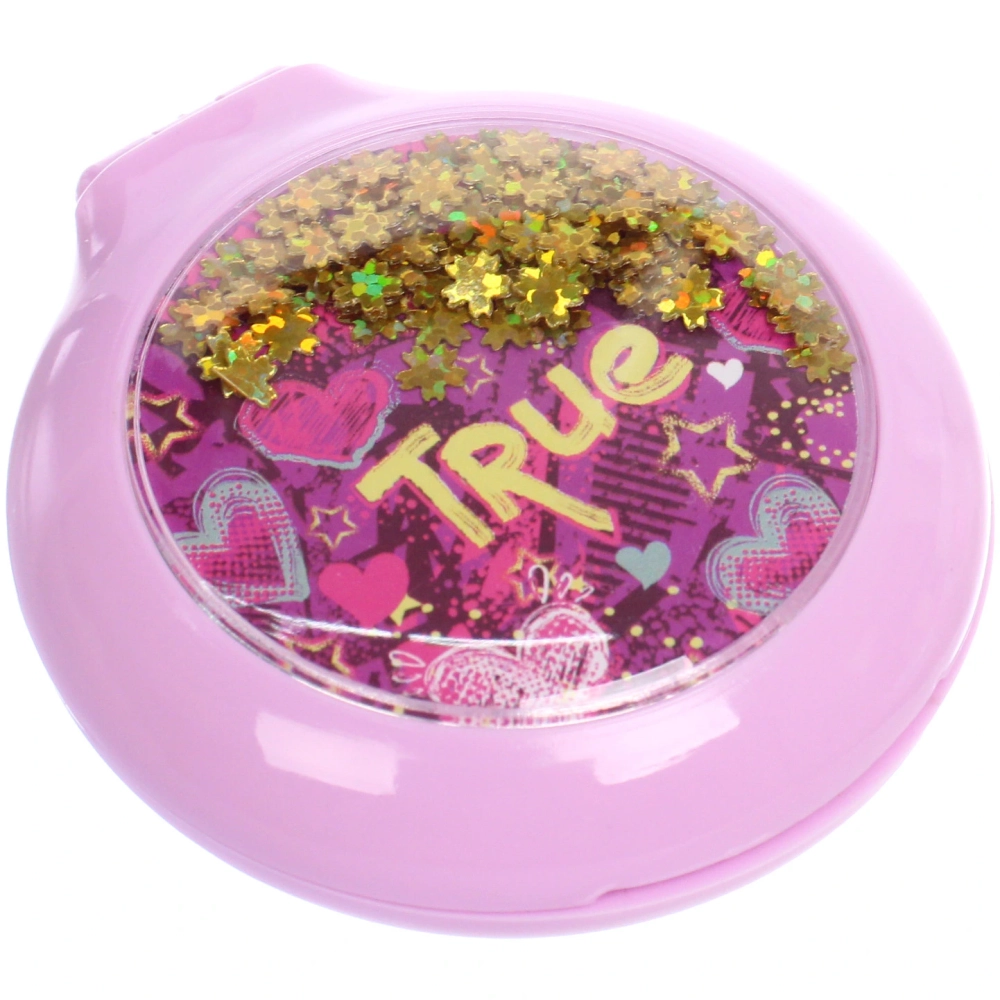 Расческа массажная складная «ФЭНТАЗИ», микс 4 дизайна, 6,5*2см (PVC коробка)