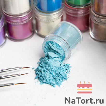 Краситель сухой перламутровый Bakerika «Голубой лед» 4 гр