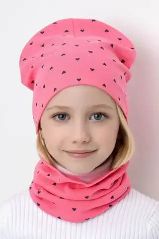 комплект  для девочки  К 8125/клубничное суфле,сердечки