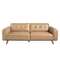 Трехместный диван Angel Cerda 5606-3P, бежевая кожа
