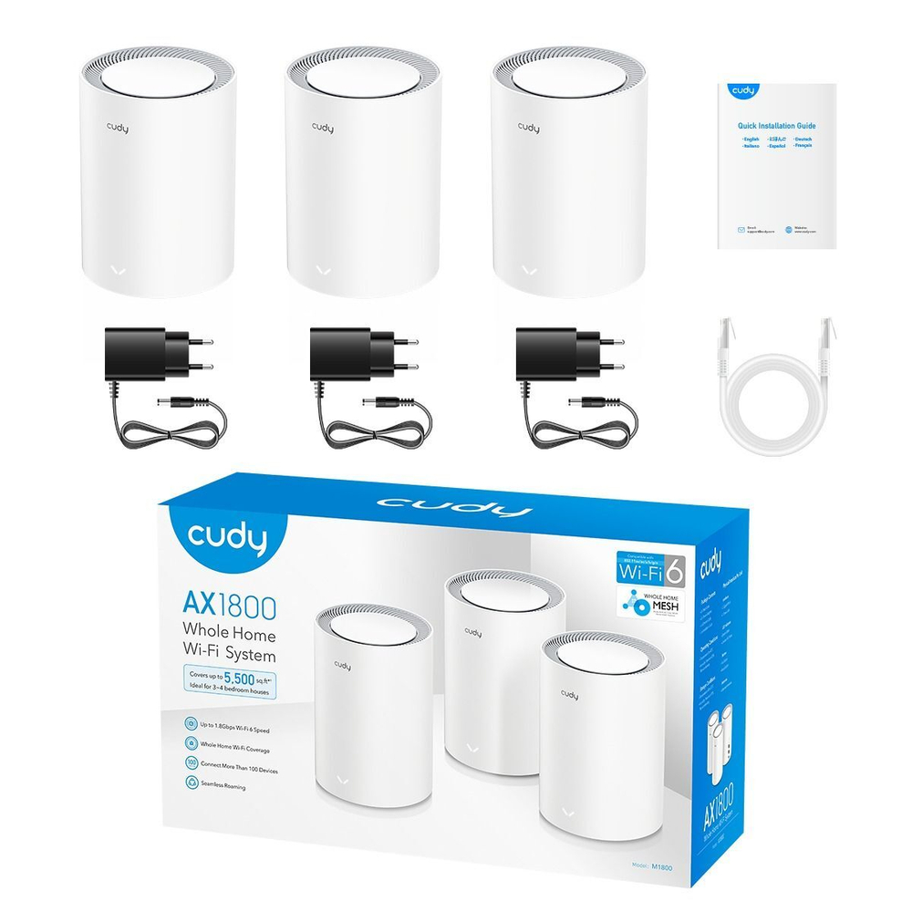 MESH-комплект Cudy M1800 (3-Pack)