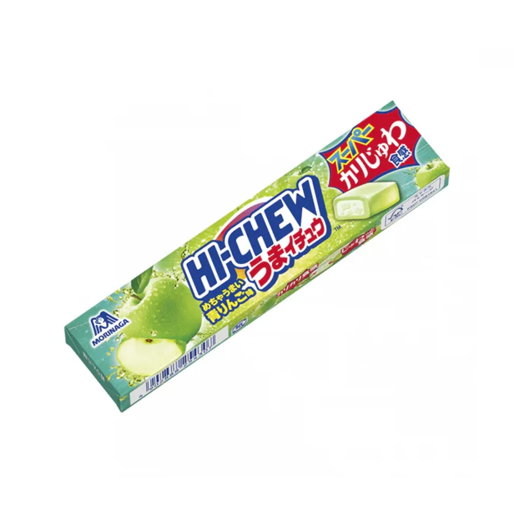 Конфеты жевательные Hi-Chew со вкусом зелёного яблока 12шт, Morinaga, 58.8г
