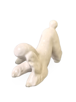 Фарфоровая статуэтка "Пудель" ЛФЗ, СССР, 1970-1990 гг.