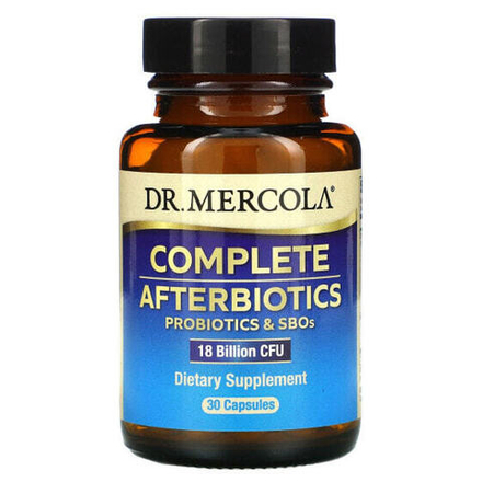 Dr. Mercola, Комплекс после биотиков, 18 млрд КОЕ, 30 капсул