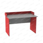 Письменный стол двухместный с бортиками