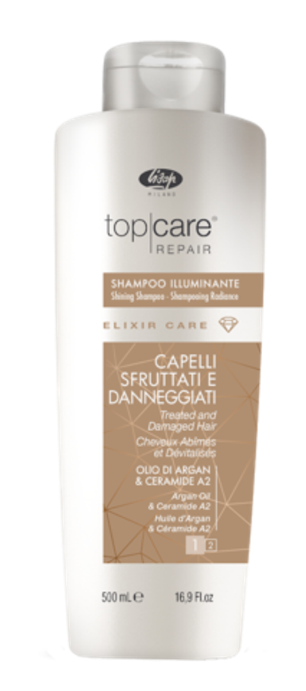 Шампунь-эликсир для восстановления и придания сияющего блеска - Lisap Elixir Care Shampoo 500 мл