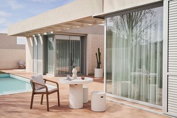 Malaret Стул из массива эвкалипта и белого шнура