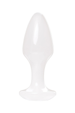 Анальная втулка Toyfa белая 8 см
