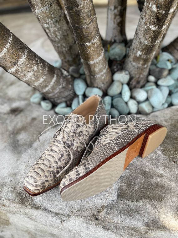 Мужские туфли из кожи питона  SH-162