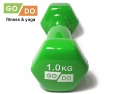 Гантель в виниловой оболочке GO DO