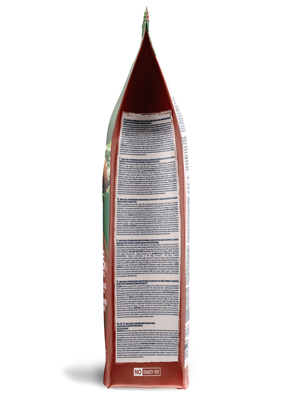 Сухой корм Monge Dog BWild GRAIN FREE для взрослых собак, беззерновой, из мяса ягненка с картофелем 2,5 кг